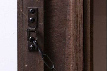 アンティーク雑貨　ワインレッドの枠がおしゃれなフレーム(額縁)