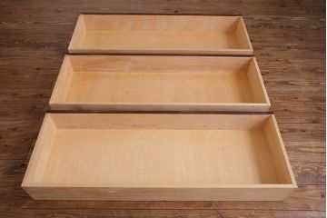 中古　北海道民芸家具　落ち着きある趣きのチェスト(引き出し、箪笥)