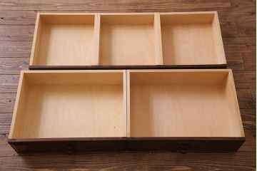 中古　北海道民芸家具　落ち着きある趣きのチェスト(引き出し、箪笥)