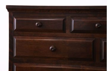 中古　北海道民芸家具　落ち着きある趣きのチェスト(引き出し、箪笥)