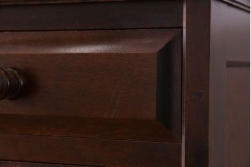 中古　北海道民芸家具　落ち着きある趣きのチェスト(引き出し、箪笥)