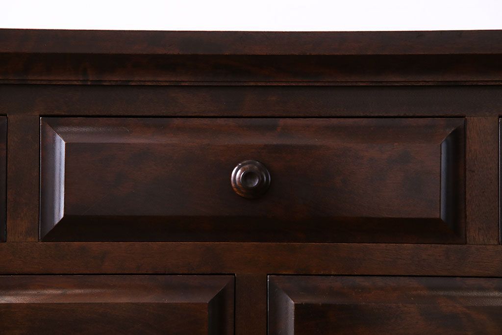 中古　北海道民芸家具　落ち着きある趣きのチェスト(引き出し、箪笥)