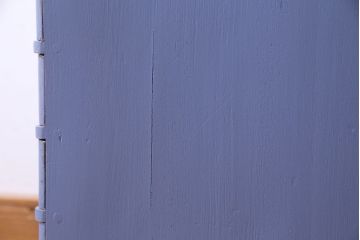 アンティーク家具　落ち着きあるラベンダーのペイントが魅力の小引き出し(小物収納、小物入れ)