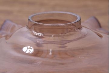 ビンテージ　シェードが可愛らしいオイルランプ(照明、吊りランプ)