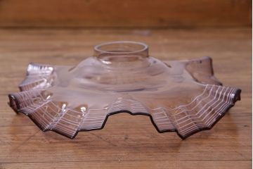 ビンテージ　シェードが可愛らしいオイルランプ(照明、吊りランプ)