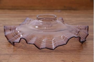 ビンテージ　シェードが可愛らしいオイルランプ(照明、吊りランプ)