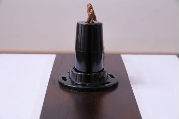 中古 松本民芸家具　シックな雰囲気の亀甲型ペンダントライト(天井照明)