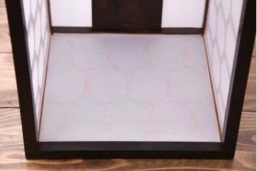 中古 松本民芸家具　シックな雰囲気の亀甲型ペンダントライト(天井照明)