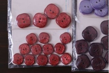 アンティーク雑貨　ビンテージ　シックな色合いが上品な古いボタンセット