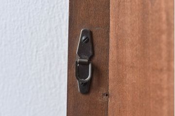 アンティーク雑貨　郷土玩具　木彫り　アイヌの家　遠近法応用額(壁掛けディスプレイ、立体絵)