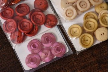 アンティーク雑貨　ビンテージ　大きめで存在感のあるボタンセット