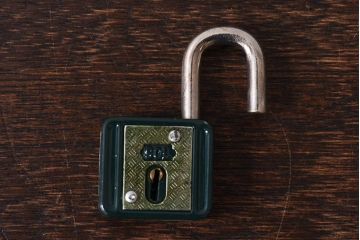 アンティーク雑貨　SOL　昭和レトロなパドロックキー(南京錠)