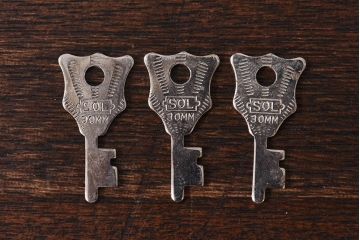 アンティーク雑貨　SOL　昭和レトロなパドロックキー(南京錠)