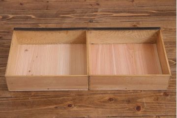 アンティーク家具　大正ロマン!存在感のある色ガラスブックケース(本箱、本棚、キャビネット)