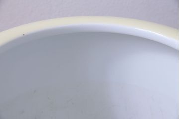 アンティーク雑貨　オールドノリタケ・則武(日陶) 緑地　白菊文様　バイカラーがおしゃれな壱型火鉢(手あぶり、鉢カバー、傘立て)