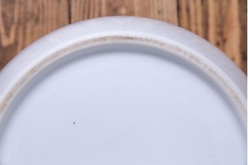 アンティーク雑貨　オールドノリタケ(日陶)　色絵　草花　上品な雰囲気漂う壱型火鉢(手あぶり、鉢カバー、傘立て)(1)