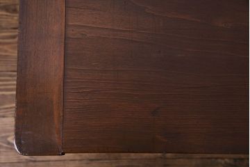 アンティーク家具　和製アンティーク　古材の質感が味わい深い鉄脚テーブル(作業台、アイアンテーブル、ディスプレイ台、飾り台)(R-027767)