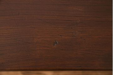 アンティーク家具　和製アンティーク　古材の質感が味わい深い鉄脚テーブル(作業台、アイアンテーブル、ディスプレイ台、飾り台)(R-027767)
