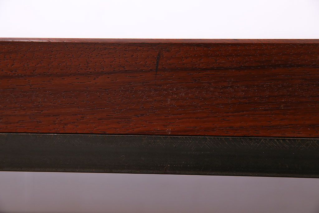 中古　大人な魅力のインダストリアル系トロッコテーブル(センターテーブル、ローテーブル)