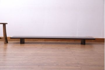 アンティーク家具　昭和　天板一枚板　シンプルな裁ち板(ローテーブル、ローボード、作業台)