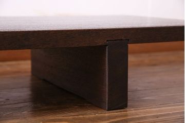 アンティーク家具　昭和　天板一枚板　シンプルな裁ち板(ローテーブル、ローボード、作業台)