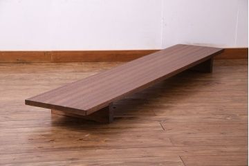 アンティーク家具　昭和　天板一枚板　使い勝手の良い裁ち板(ローテーブル、ローボード、作業台)