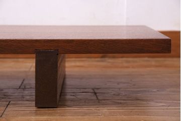 アンティーク家具　昭和　天板一枚板　使い勝手の良い裁ち板(ローテーブル、ローボード、作業台)
