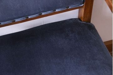 レトロ家具　昭和レトロ　古い木の質感が趣き深いチャーチチェア(椅子、アームチェア)(1)