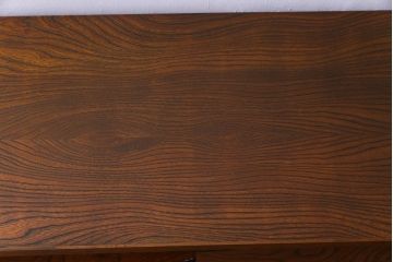 当店リメイク家具　岩谷堂箪笥　花型の金具が付いた上品なローボード(戸棚、テレビ台)