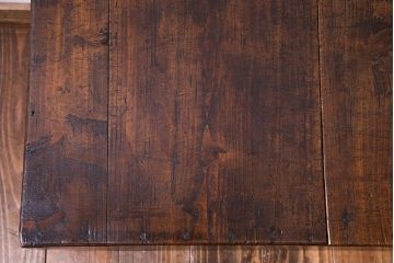 アンティーク雑貨　大正〜昭和初期　松材　落ち着いた色合いのシンプルな木箱(収納ケース、道具箱、ブランケットボックス)