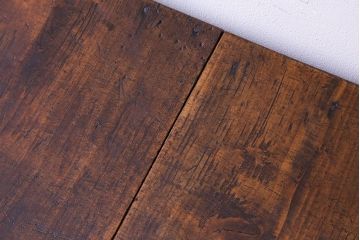 アンティーク雑貨　大正〜昭和初期　松材　落ち着いた色合いのシンプルな木箱(収納ケース、道具箱、ブランケットボックス)