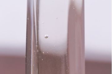 アンティーク雑貨　イギリスアンティーク スタイリッシュな六角形ガラス製キャンドルスタンド(ろうそく立て、キャンドルホルダー)