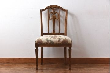 中古極美品　カリモク　domani(ドマーニ)　QUEENS　LIFE(クイーンズライフ)　気品溢れるチェア(ダイニングチェア)(定価約12万円)(3)