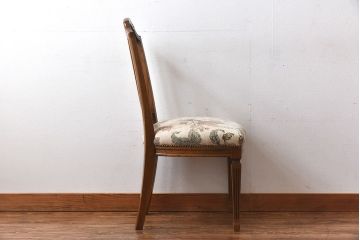 中古極美品　カリモク　domani(ドマーニ)　QUEENS　LIFE(クイーンズライフ)　気品溢れるチェア(ダイニングチェア)(定価約12万円)(3)
