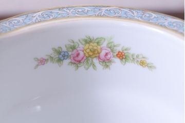 アンティーク雑貨　中古　ノリタケ(Noritake)　上品な花柄のミルクピッチャー(クリーマー、ミルクポット)
