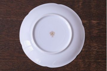 アンティーク雑貨　中古　大倉陶園　金彩　小さなバラ柄の小皿2枚セット(洋食器)