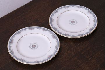 アンティーク雑貨　ROYAL DOULTON(ロイヤルドルトン) SALISBURY(ソールズベリー)　プレート(平皿、洋食器)2枚セット