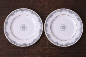 アンティーク雑貨　ROYAL DOULTON(ロイヤルドルトン) SALISBURY(ソールズベリー)　プレート(平皿、洋食器)2枚セット