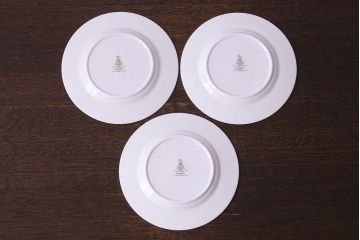 アンティーク雑貨　ROYAL DOULTON(ロイヤルドルトン) SALISBURY(ソールズベリー)　プレート(平皿、洋食器)3枚セット