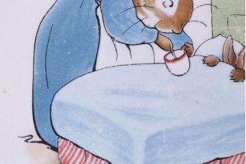 アンティーク雑貨　中古　イギリス Wedgwood(ウェッジウッド)　ピーターラビット　ディナープレート・デザートプレート(洋食器)2枚セット(1)