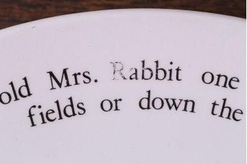 アンティーク雑貨　中古　イギリス Wedgwood(ウェッジウッド)　ピーターラビット　ディナープレート・デザートプレート(洋食器)2枚セット(1)
