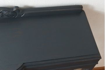 アンティーク家具　イギリスアンティーク　シックな色味のガラスキャビネット(ガラスケース、ショーケース、飾り棚、キュリオケース)