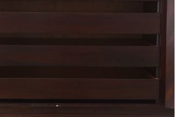 中古　松本民芸家具　リメイク　脚付きリビングボード(サイドボード、チェスト)