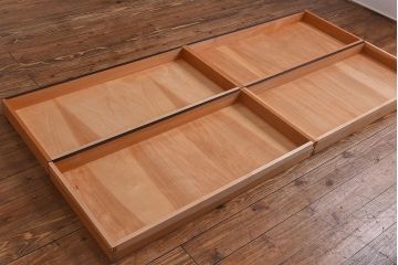 中古　松本民芸家具　リメイク　脚付きリビングボード(サイドボード、チェスト)