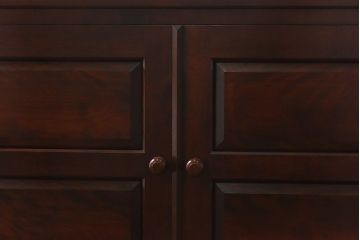 中古　松本民芸家具　リメイク　脚付きリビングボード(サイドボード、チェスト)