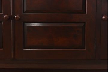 中古　松本民芸家具　リメイク　脚付きリビングボード(サイドボード、チェスト)