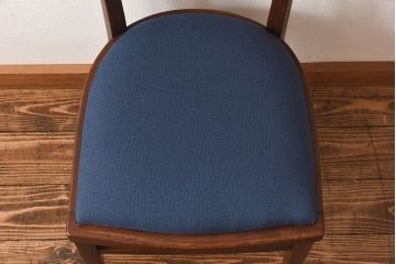 レトロ家具　昭和レトロ　ブナ材　深みのある色合いが魅力のチェア(椅子、ダイニングチェア、ワークチェア)