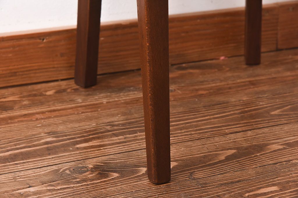 レトロ家具　昭和レトロ　ブナ材　深みのある色合いが魅力のチェア(椅子、ダイニングチェア、ワークチェア)