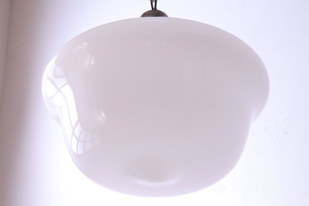 和製アンティーク ぽってりとしたフォルムが素朴な味わいのペンダントライト(天井照明、吊り下げ照明)