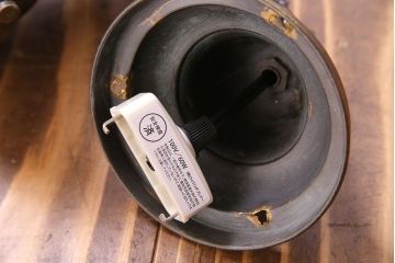 和製アンティーク ぽってりとしたフォルムが素朴な味わいのペンダントライト(天井照明、吊り下げ照明)